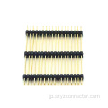 2.0mm ピンヘッダー 2 列ストレート ブラック